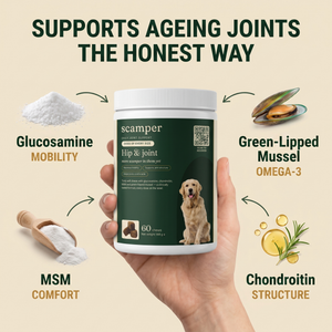 Supports ageing joints the honest way — ingredient breakdown graphic